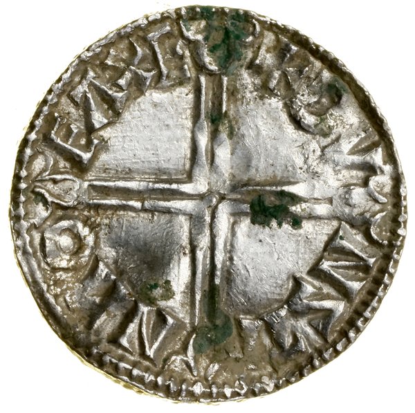 Denar typu Long Cross, (997–1003), Exeter, mincerz Dunstan