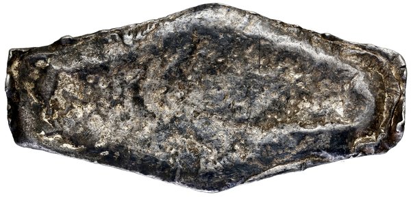 Grzywna typu kijowskiego, II poł. XI w.–I poł. XIII w., Huletski/Petrunin 110A, kol. Žukausko s.59, Prokopov 2, srebro, 75.8 x 35.7 x 9.7 mm, 153.11 g