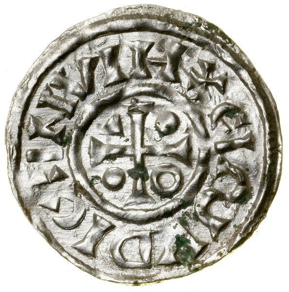 Denar, (995–1002), Ratyzbona, mincerz Viga