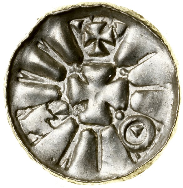 Denar krzyżowy typu I, (ok. 985–1000), Magdeburg