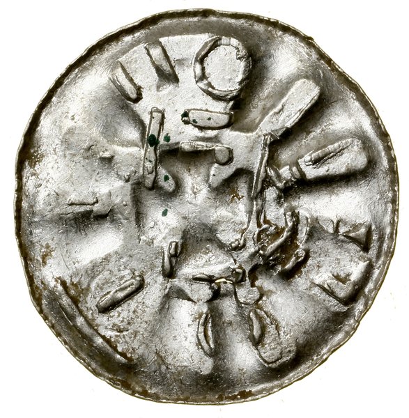 Denar krzyżowy typu I, (ok. 985–1000), Magdeburg