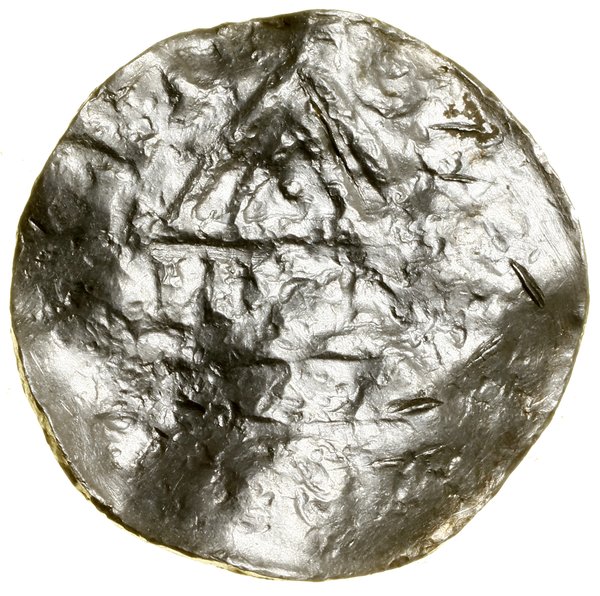 Denar czeski (naśladownictwo denara bawarskiego), (po 1002)