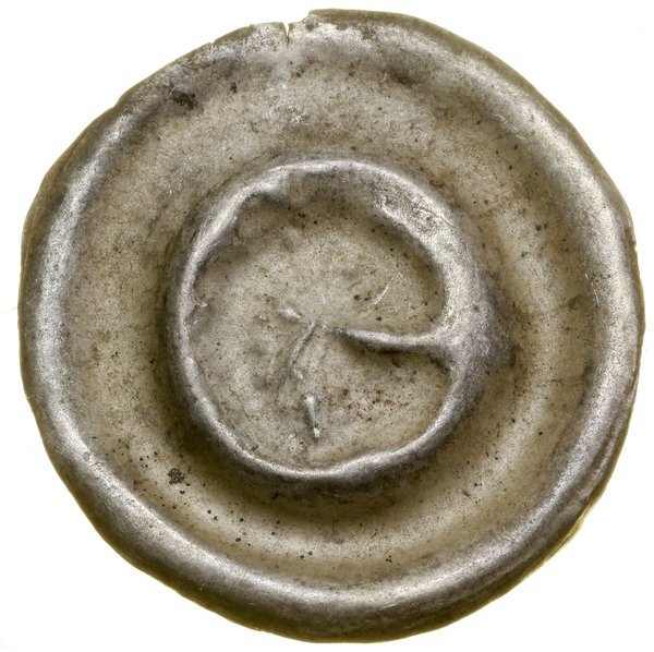 Brakteat szeroki, II połowa XIII w.