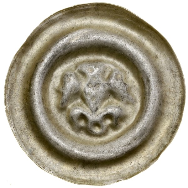 Brakteat szeroki, II połowa XIII w.