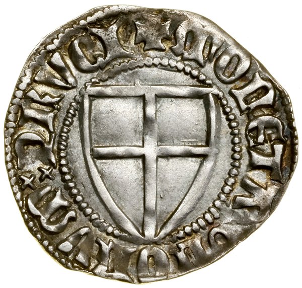 Szeląg; Aw: Tarcza Wielkiego Mistrza, + MΛGST’ x