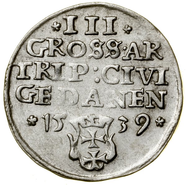 Trojak, 1539, Gdańsk