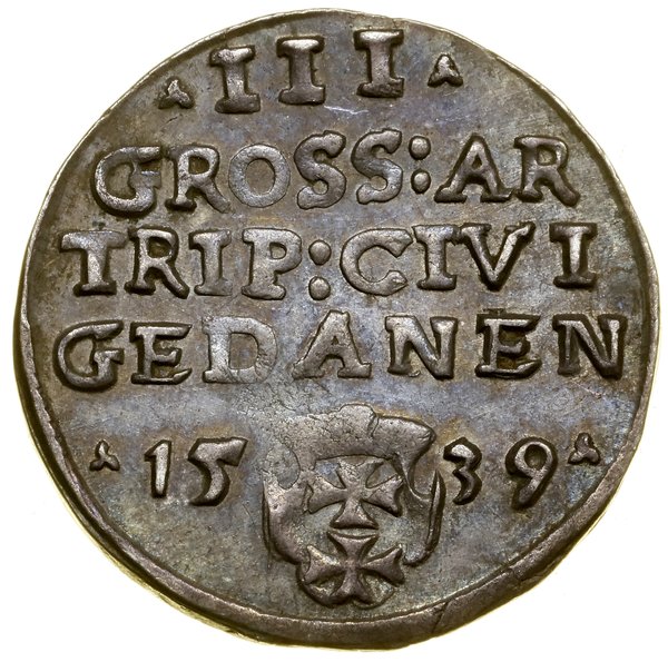 Trojak, 1539, Gdańsk