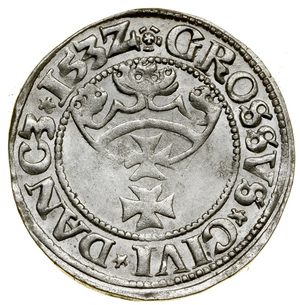 Grosz, 1532, Gdańsk