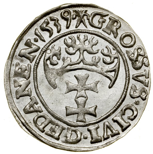 Grosz, 1539, Gdańsk