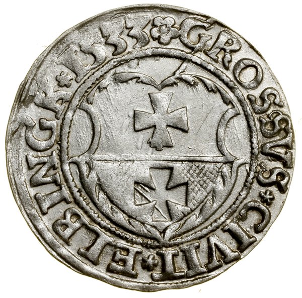 Grosz, 1533, Elbląg