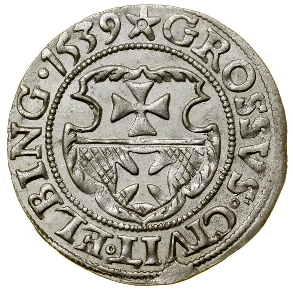 Grosz, 1539, Elbląg