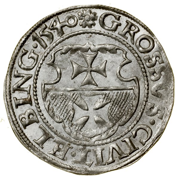 Grosz, 1540, Elbląg