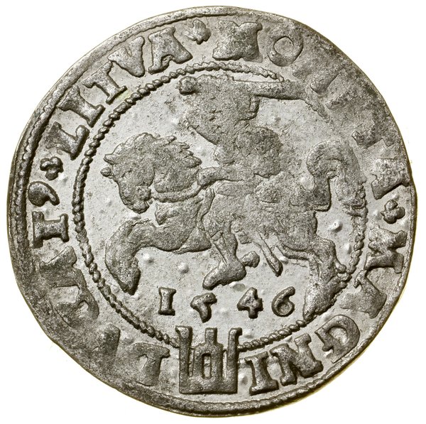 Grosz na stopę litewską, 1546, Wilno