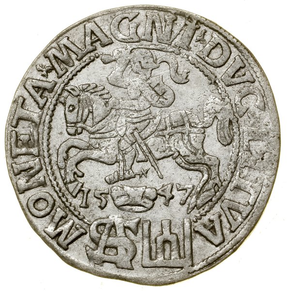 Grosz na stopę polską, 1547, Wilno