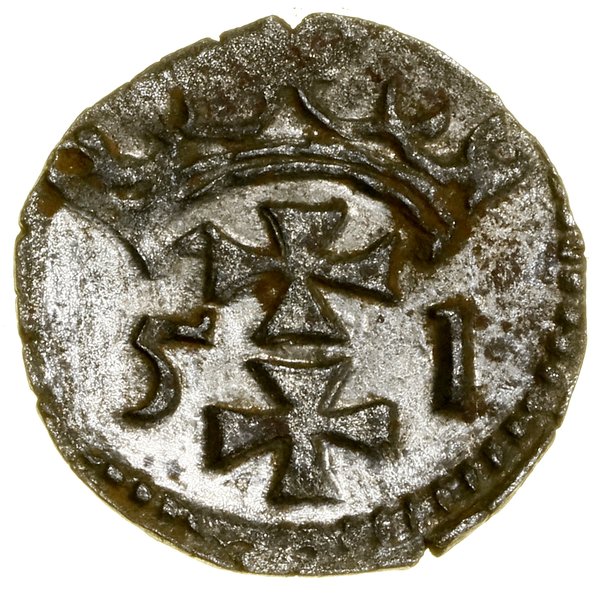 Denar, 1551, Gdańsk