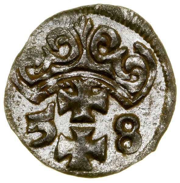 Denar, 1558, Gdańsk