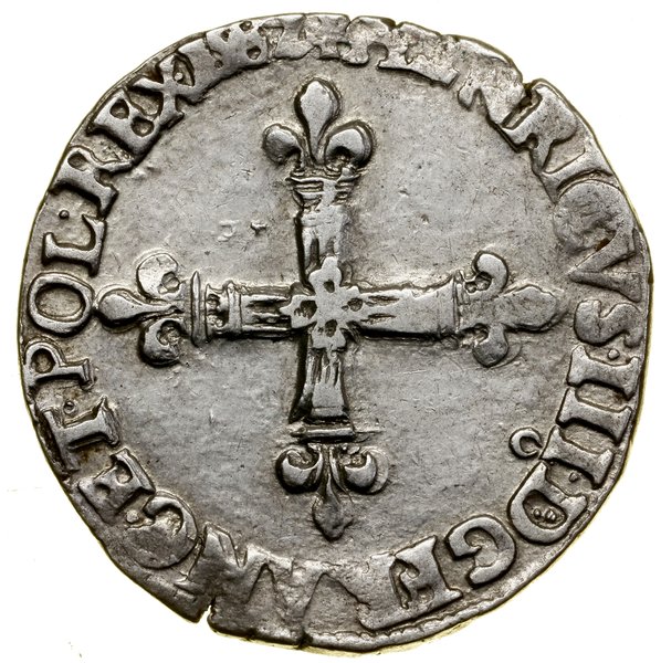 1/4 ecu, 1582 (9), Rennes