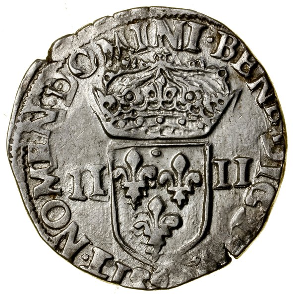 1/4 ecu, 1582 (9), Rennes