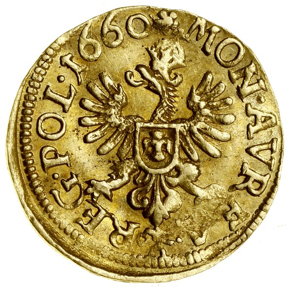 Półdukat, 1660, Kraków