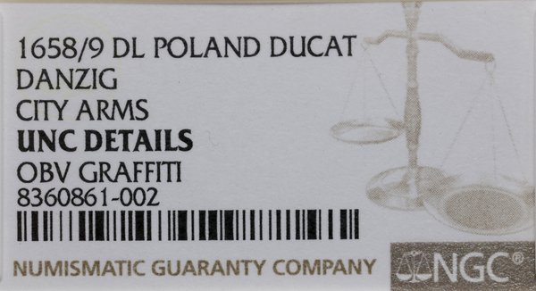 Dukat, 1658, Gdańsk
