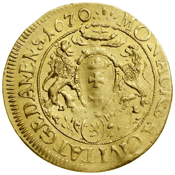 Dukat, 1670, Gdańsk