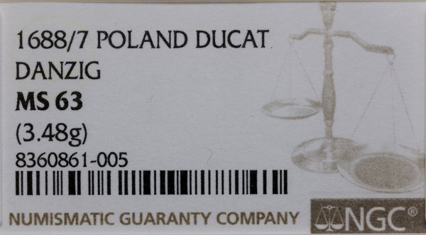 Dukat, 1688, Gdańsk