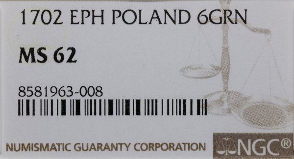 Szóstak, 1702, Lipsk