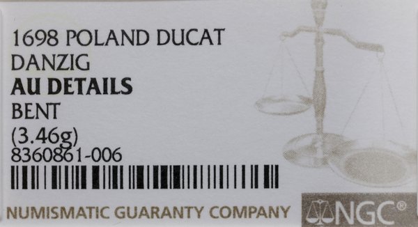 Dukat, 1698, Gdańsk