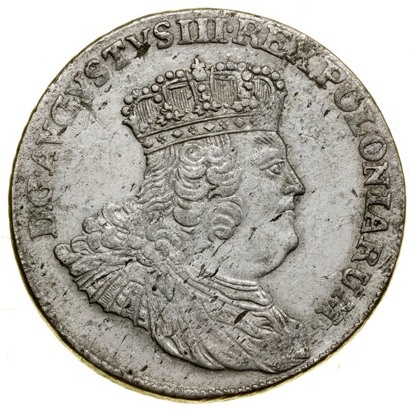 Dwuzłotówka (8 groszy), 1753, Lipsk