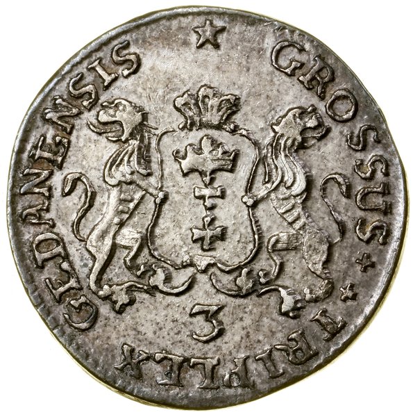 Trojak, 1758, Gdańsk