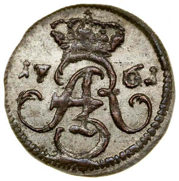Szeląg srebrny, 1761, Gdańsk