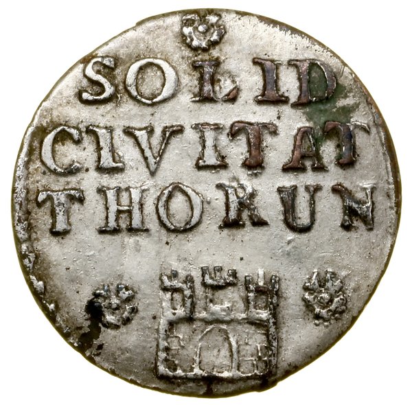 Szeląg z czystego srebra, 1760, Toruń