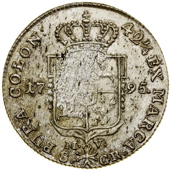 Dwuzłotówka, 1795 MV, Warszawa