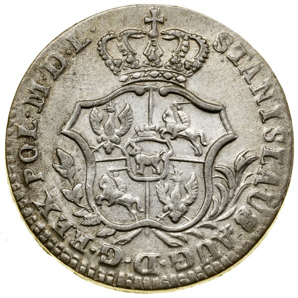 Półzłotek (2 grosze srebrne), 1767 FS, Warszawa