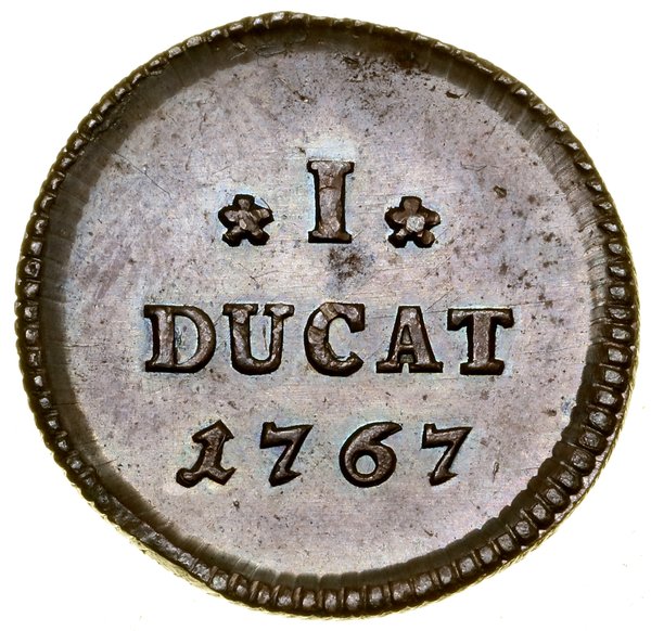 Odważnik dukata, 1767, Warszawa