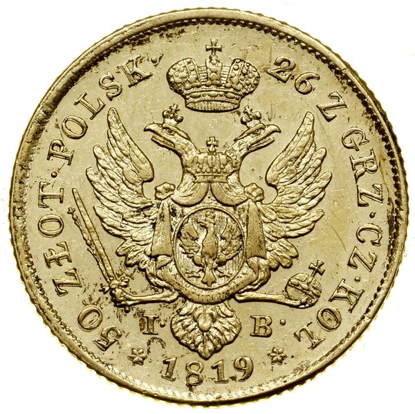 50 złotych, 1819 IB, Warszawa