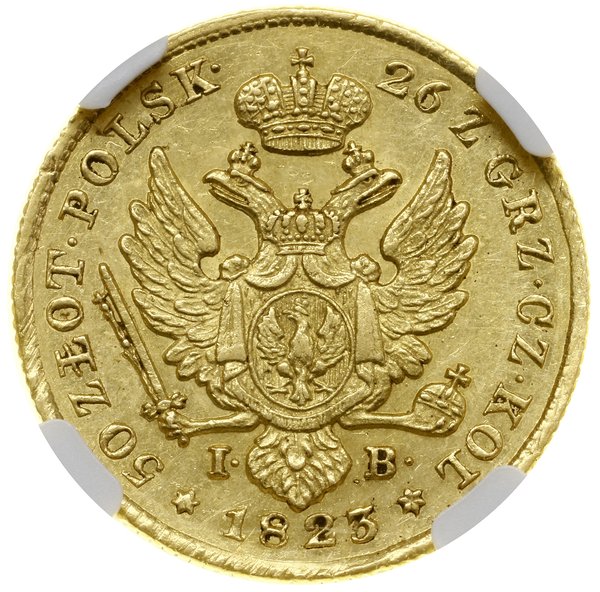 50 złotych, 1823 IB, Warszawa