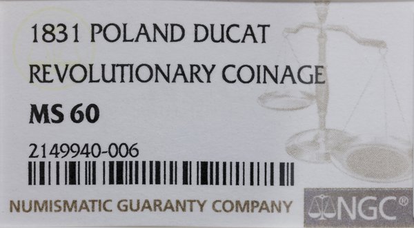 Dukat, 1831, Warszawa