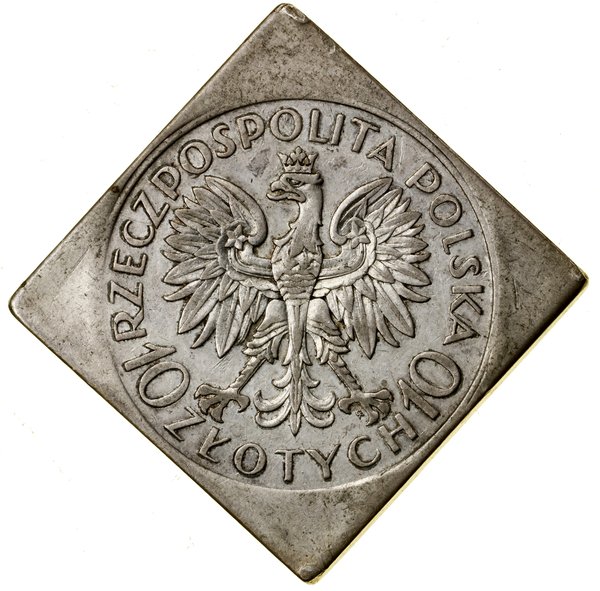 Klipa 10 złotych, 1933, Warszawa
