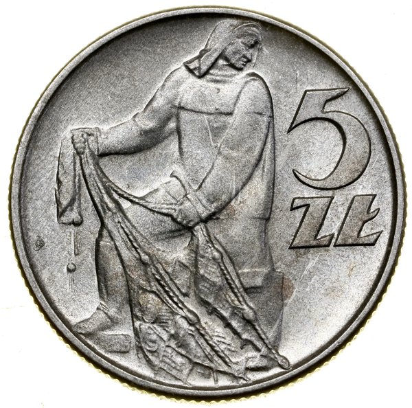 5 złotych, 1958, Warszawa