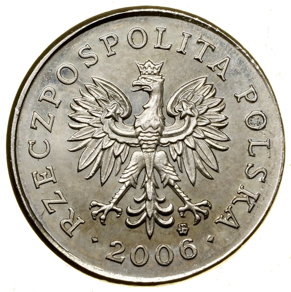 2 grosze (destrukt menniczy), 2006, Warszawa