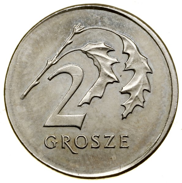 2 grosze (destrukt menniczy), 2006, Warszawa