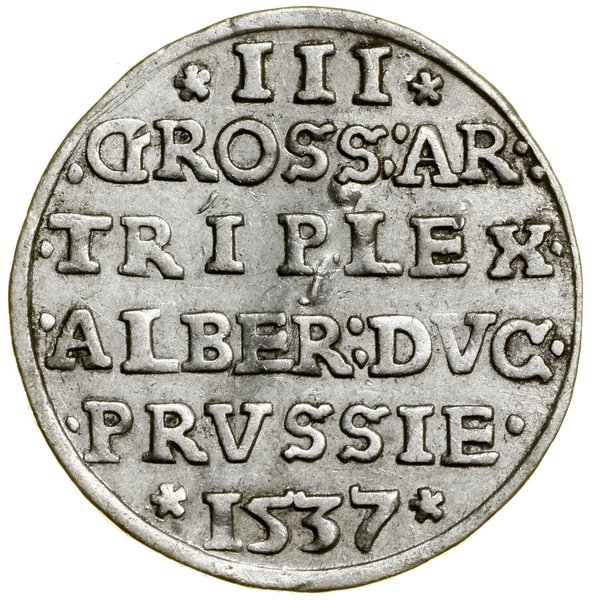 Trojak, 1537, Królewiec