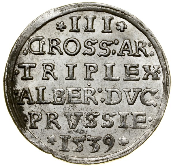 Trojak, 1539, Królewiec