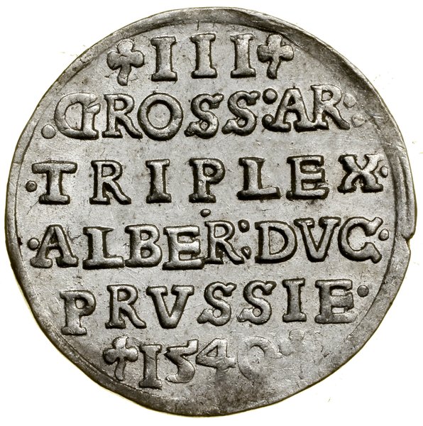 Trojak, 1540, Królewiec