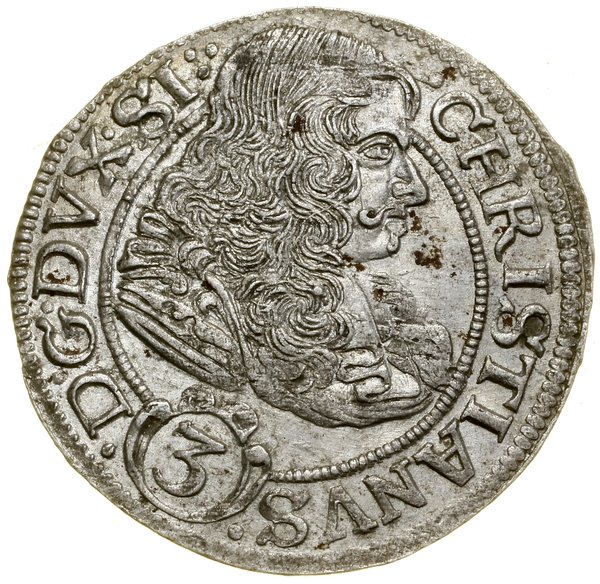 3 krajcary, 1670 CB, Brzeg