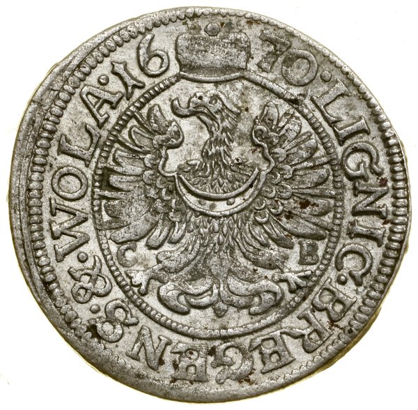 3 krajcary, 1670 CB, Brzeg
