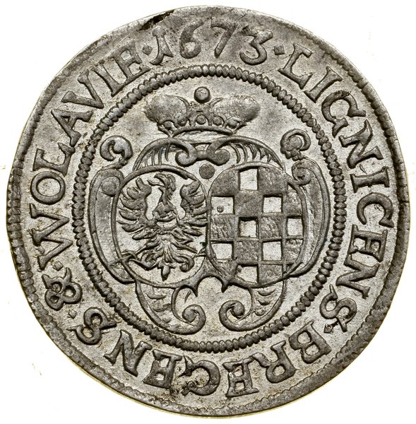 6 krajcarów, 1673 CB, Brzeg