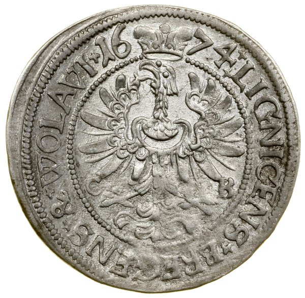 3 krajcary, 1674 CB, Brzeg