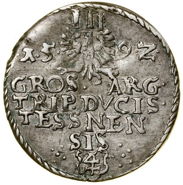 Trojak, 1592, Cieszyn